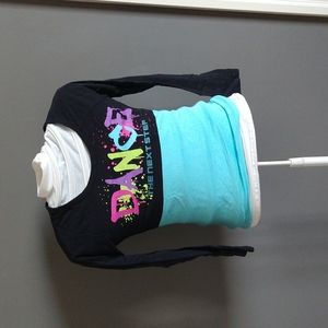 The Next Step "Dance" 3/4 length sleeve tee. Girls size small.